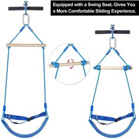 img 2 attached to 🤩 Stainless Backyard Tensioning Jugader Zipline