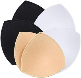 img 4 attached to TopBine Pairs Pads Inserts Beige Women's Clothing for Lingerie, Sleep & Lounge