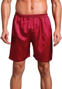 img 4 attached to 🩳 Lus Chic Boxers: The Ultimate Loungewear for Men's Clothing