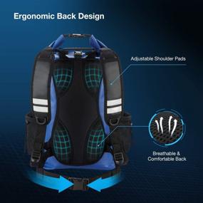 img 2 attached to 🎒 Piscifun Angry Face Dry Bag - Waterproof Dry Backpack & Floating Bag for Men and Women | Phone Case Included | Available in 20L, 40L, and 50L Sizes