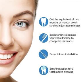 img 3 attached to 🦷 Get the Ultimate Oral B Replacement Toothbrush Heads (8) - 4 Regular + 4 Soft, Combat Plaque & Gingivitis