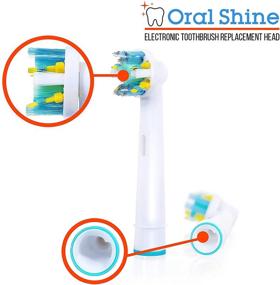 img 4 attached to 🦷 Get the Ultimate Oral B Replacement Toothbrush Heads (8) - 4 Regular + 4 Soft, Combat Plaque & Gingivitis