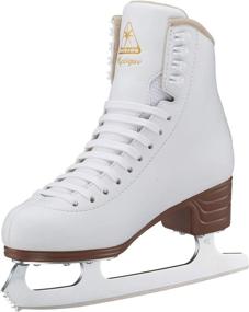 img 3 attached to ⛸️ Optimized Jackson Ultima Mystique Figure Ice Skates Bundle for Women and Girls, includes Guardog Skate Guards