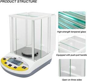 img 1 attached to CGOLDENWALL Digital Analytical Balance High Precision Scale Digital Electronic Balance Scale For Laboratory Pharmacy (500G 1Mg)