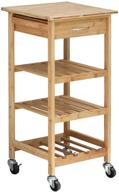 🎍 bamboo kitchen trolley by oceanstar design group: enhance efficiency & style in your kitchen logo