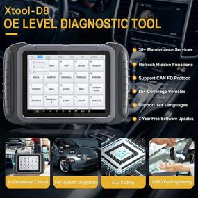 img 3 attached to XTOOL D8 Automotive Scan Tool 2021: ECU Coding, Bi-Directional Control, All Systems Diagnostic +