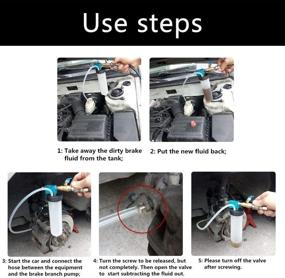 img 2 attached to 🚗 Универсальный набор инструментов для замены тормозной жидкости в автомобиле с отсасывателем тормозной жидкости - Оборудование для извлечения тормозной жидкости DEDC.