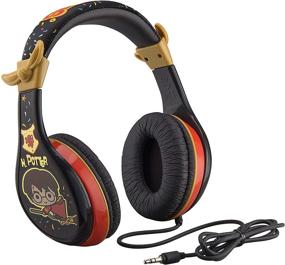 img 4 attached to 🎧 Harry Potter Kids Headphones: Adjustable Headband, Stereo Sound, Tangle-Free Wired Headphones for Kids – Perfect for School, Home & Travel