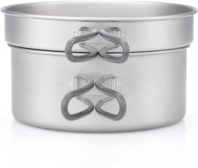 img 1 attached to 🎁 Limited Time Promotion Price on Keith Titanium 2-Piece Ti6017 Pot and Pan Cook Set - 2.05 L