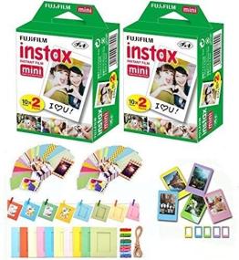 img 2 attached to 📸 Fuji Instax Mini 40 Shot Instant Film with Bonus 20 Decorative Skin Stickers for Fuji Instax Mini 8 and SP-1