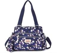 waterproof crossbody shoulder messenger handbag: a perfect blend of style and functionality for women's handbags & wallets! logo