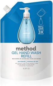 img 4 attached to 🧼 Method Gel Hand Soap Refill, Sea Minerals, 34 oz, 1 pack - Optimize Your Searches, Packaging May Vary