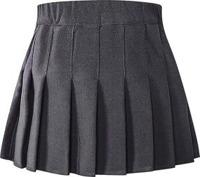 img 3 attached to 👧 Cromoncent Junior Pleated School Uniform Girls' Clothing: Stylish and Reliable Attire for School Days