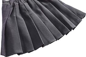 img 1 attached to 👧 Cromoncent Junior Pleated School Uniform Girls' Clothing: Stylish and Reliable Attire for School Days