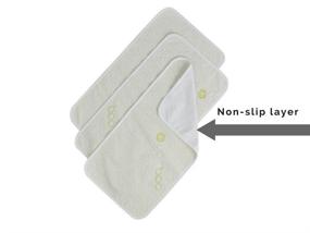 img 2 attached to 👶 Waterproof Baby Changing Table Pads 3 Pack: Extra Soft Bamboo Diaper Liners - Leak-Proof & Stain Protective Covers for Changing Dresser - Absorbent & Perfect Baby Shower Gift Registry!