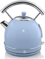 swan sk34020bln blue retro kettle logo