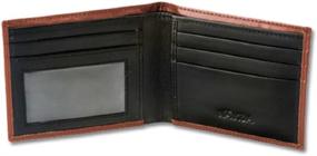 img 3 attached to 🌺 Authentic Polynesian Tattoo Bifold: Premium Genuine Leather Men's Accessories