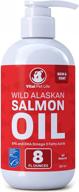 wild alaskan salmon oil for dogs & cats | all natural omega 3 supplement for healthy skin, coat & joints | natural allergy & inflammation defense - 8 oz logo