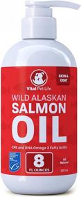 img 4 attached to Wild Alaskan Salmon Oil for Dogs & Cats | All Natural Omega 3 Supplement for Healthy Skin, Coat & Joints | Natural Allergy & Inflammation Defense - 8 oz