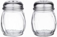 stainless steel perforated shakers dispensers - 6 ounces logo