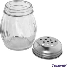 img 1 attached to Stainless Steel Perforated Shakers Dispensers - 6 Ounces