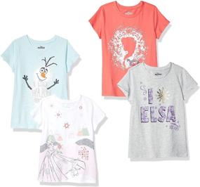 img 4 attached to 👚 Spotted Zebra Disney Short Sleeve T Shirts: Fantastic Girls' Clothing in Tops, Tees & Blouses!