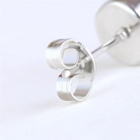 img 1 attached to Herinos Stainless Earrings Zirconia Titanium