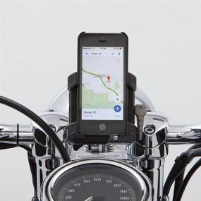 img 4 attached to 📱 Крепление Ciro 50314 Chrome для смартфона / GPS на рулевую трубу диаметром 1-1/4 дюйма.