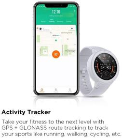 img 1 attached to 🌙 Huami Amazfit Verge Lite Smartwatch - 20-Day Battery Life, 24/7 Heart Rate Monitoring, 1.3 Inch AMOLED Touchscreen IP68, Moonlight White Color