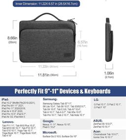 img 3 attached to MoKo Tablet Carrying Retractable Generation Tablet Accessories