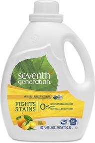 img 3 attached to 🍋 Seventh Generation Liquid Laundry Detergent: Fresh Citrus Scent, 100 oz, 66 Loads - Packaging May Vary