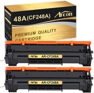 arcon compatible toner cartridge replacement for hp 48a cf248a - hp m15w, m28w, m29w laserjet pro printers - m15w, m15a, m16a, m16w - mfp m28w, m28a, m29a, mfp m29w - 2 packs, black logo