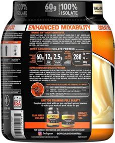 img 2 attached to Gluten-Free Vanilla Creme Flavored Body Fortress Super Advanced Isolate Protein Powder, 1.5 Lb