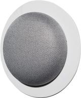 🏠 google nest mini (2nd gen) simple built-in wall mount by mount genie – award-winning design enhances sound and appearance – usa designed (1-pack) logo