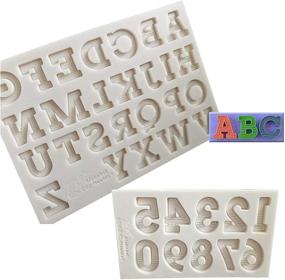 img 3 attached to Cavities Alphabet Silicone Handmade Chocolate Kitchen & Dining