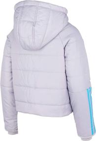 img 1 attached to 🧥 Куртка Adidas Girls Active с капюшоном для девочек в детской одежде