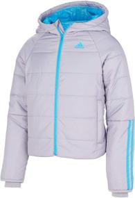 img 2 attached to 🧥 Куртка Adidas Girls Active с капюшоном для девочек в детской одежде