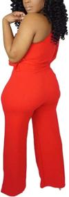 img 2 attached to Aro Lora Shoulder Jumpsuit X Large Women's Clothing