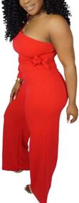 img 3 attached to Aro Lora Shoulder Jumpsuit X Large Women's Clothing