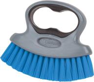 🧽 carrand 92047 two-finger loop scrub brush: ultimate cleaning efficiency in gray logo