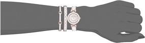 img 1 attached to 💎 Sparkle in Style: Anne Klein Women's Premium Crystal Accented Bangle Watch and Bracelet Set