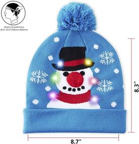 img 1 attached to 🧢 Optimize SEO: Vibrant Reindeer Boys' Accessories for Christmas from Goodstoworld Hats & Caps