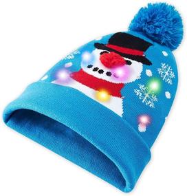 img 3 attached to 🧢 Optimize SEO: Vibrant Reindeer Boys' Accessories for Christmas from Goodstoworld Hats & Caps