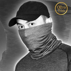 img 2 attached to 🧣 Versatile Neck Gaiter: Bandana Face Mask, Balaclava & Breathable Cover Scarf