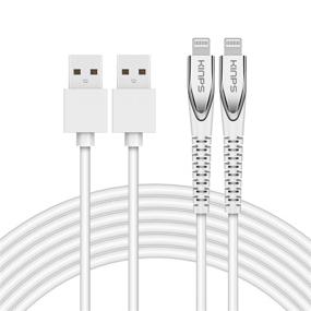 img 4 attached to KINPS MFI Certified Lightning Cable 10FT （2-Pack）