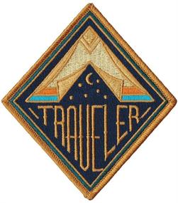 img 4 attached to 🌍 Asilda Store Traveler Embroidered Patch - Sew or Iron-on