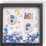 🖼️ qdssdeco black shadow box frame - 10x10 display case with linen backboard, real glass, and wood frame - deep showcase for photos, tickets, wedding bouquets, medals, baby sports memorabilia - ideal for hanging логотип