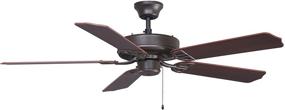 img 1 attached to 🔧 Fanimation Builder Series Standard Damp Ceiling Fan with 1-Inch Downrod, Oil-Rubbed Bronze Finish