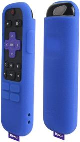 img 1 attached to SIKAI Silicone Cover For Roku Streaming Stick Remote Shockproof Protective Case For Roku Streaming Stick Plus 3800R / 3810R Enhanced Voice Remote Anti-Lost With Remote Loop (Blue)