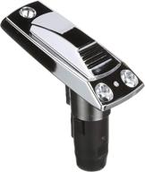 🔦 attwood 911339-7 angled light pole 2-pin base, swivel cover, zamak finish, 4" x 1.625 логотип